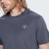 imageHUGE SPORTS Mens Logo Surf TShirt Short Sleeve Crew Neck Graphic Beach Surfing Cotton TeeGrey
