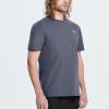 imageHUGE SPORTS Mens Logo Surf TShirt Short Sleeve Crew Neck Graphic Beach Surfing Cotton TeeGrey