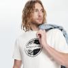 imageHUGE SPORTS Mens Logo Surf TShirt Short Sleeve Crew Neck Graphic Beach Surfing Cotton TeeWhite