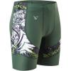 imageHUGE SPORTS Mens Rash Guard Swim Shorts Compression Swimming Jammer Cool Dry Active Swimsuit Workout Shorts Sports TightsBear