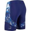 imageHUGE SPORTS Mens Rash Guard Swim Shorts Compression Swimming Jammer Cool Dry Active Swimsuit Workout Shorts Sports TightsBlue Shark