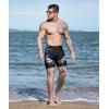 imageHUGE SPORTS Mens Rash Guard Swim Shorts Compression Swimming Jammer Cool Dry Active Swimsuit Workout Shorts Sports TightsShark
