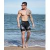 imageHUGE SPORTS Mens Rash Guard Swim Shorts Compression Swimming Jammer Cool Dry Active Swimsuit Workout Shorts Sports TightsSwordfish