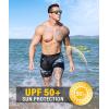 imageHUGE SPORTS Mens Rash Guard Swim Shorts Compression Swimming Jammer Cool Dry Active Swimsuit Workout Shorts Sports TightsSwordfish