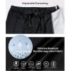 imageHUGE SPORTS Mens Swim Jammers Quick Dry Jammer Swimsuit Atheletic Racing Swim ShortsBlack Wolf