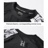 imageHUGE SPORTS Mens Swim Shirts Long Sleeve UPF 50 Rash Guard Sun Shirts UV Sun ProtectionBlack Snake