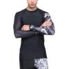 imageHUGE SPORTS Mens Swim Shirts Long Sleeve UPF 50 Rash Guard Sun Shirts UV Sun ProtectionCobra