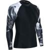imageHUGE SPORTS Mens Swim Shirts Long Sleeve UPF 50 Rash Guard Sun Shirts UV Sun ProtectionCobra