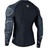 imageHUGE SPORTS Mens Swim Shirts Long Sleeve UPF 50 Rash Guard Sun Shirts UV Sun ProtectionLined Cobra