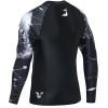 imageHUGE SPORTS Mens Swim Shirts Long Sleeve UPF 50 Rash Guard Sun Shirts UV Sun ProtectionShark