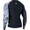 imageHUGE SPORTS Mens Swim Shirts Long Sleeve UPF 50 Rash Guard Sun Shirts UV Sun ProtectionTiger