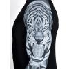 imageHUGE SPORTS Mens Swim Shirts Long Sleeve UPF 50 Rash Guard Sun Shirts UV Sun ProtectionTiger