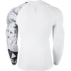 imageHUGE SPORTS Mens Swim Shirts Long Sleeve Zip Rash Guard UPF 50 Sun Protective Quick DryingEagle