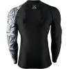 imageHUGE SPORTS Mens Swim Shirts Long Sleeve Zip Rash Guard UPF 50 Sun Protective Quick DryingTiger