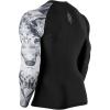 imageHUGE SPORTS Mens Swim Shirts Long Sleeve Zip Rash Guard UPF 50 Sun Protective Quick DryingWolf