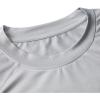 imageHUGE SPORTS Mens UPF 50 Shorts Sleeve Swim Shirts Quick Dry Rash GuardGray
