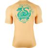 imageHUGE SPORTS Mens UPF 50 Shorts Sleeve Swim Shirts Quick Dry Rash GuardOrange
