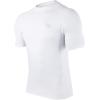 imageHUGE SPORTS Mens UPF 50 Shorts Sleeve Swim Shirts Quick Dry Rash GuardWhite