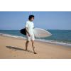 imageHUGE SPORTS Mens UPF 50 Shorts Sleeve Swim Shirts Quick Dry Rash GuardWhite