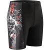 imageHUGE SPORTS Mens Swim Jammers Quick Dry Jammer Swimsuit Atheletic Racing Swim ShortsBlack Lion