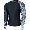 imageHUGE SPORTS Mens Swim Shirts Long Sleeve UPF 50 Rash Guard Sun Shirts UV Sun ProtectionKing Kong