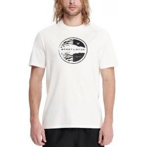 imageHUGE SPORTS Mens Logo Surf TShirt Short Sleeve Crew Neck Graphic Beach Surfing Cotton TeeWhite