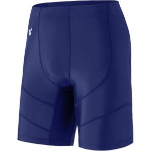 imageHUGE SPORTS Mens Rash Guard Swim Shorts Compression Swimming Jammer Cool Dry Active Swimsuit Workout Shorts Sports TightsBlue