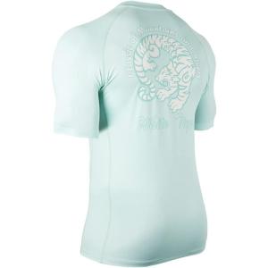 imageHUGE SPORTS Mens UPF 50 Shorts Sleeve Swim Shirts Quick Dry Rash GuardGreen