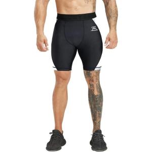 imageHUGE SPORTS Compression Shorts Men Quick Dry Athletic Workout Gym Shorts for MMA BJJ Wrestling Boxing Base Layer TightsTiger
