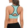 imageHUGE SPORTS Women Racerback Sports Bras 2 Pack Seamless Medium Impact Yoga Gym Workout BraBlack Blue