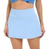 imageHUGE SPORTS Womens Pleated Athletic Tennis Skirt with Shorts High Waisted Golf Skorts SkirtsBlue