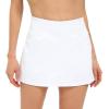 imageHUGE SPORTS Womens Pleated Athletic Tennis Skirt with Shorts High Waisted Golf Skorts SkirtsWhite