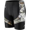 imageHUGE SPORTS Mens Rash Guard Swim Shorts Compression Swimming Jammer Cool Dry Active Swimsuit Workout Shorts Sports TightsLeopard