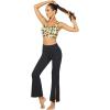 imageHUGE SPORTS Womens Sports Bra Light Support Athletic Running Yoga Bra Workout Top for WomenTan Cheetah