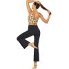 imageHUGE SPORTS Womens Sports Bra Light Support Athletic Running Yoga Bra Workout Top for WomenTan Cheetah