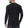 imageHUGE SPORTS Mens UPF 50 UV Sun Protection Shirts Long Sleeve Quick Dry Rash Guard for Swimming Fishing Hiking RunningBlack