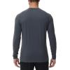 imageHUGE SPORTS Mens UPF 50 UV Sun Protection Shirts Long Sleeve Quick Dry Rash Guard for Swimming Fishing Hiking RunningGrey