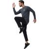 imageHUGE SPORTS Mens UPF 50 UV Sun Protection Shirts Long Sleeve Quick Dry Rash Guard for Swimming Fishing Hiking RunningGrey