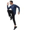imageHUGE SPORTS Mens UPF 50 UV Sun Protection Shirts Long Sleeve Quick Dry Rash Guard for Swimming Fishing Hiking RunningNavy