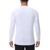 imageHUGE SPORTS Mens UPF 50 UV Sun Protection Shirts Long Sleeve Quick Dry Rash Guard for Swimming Fishing Hiking RunningWhite