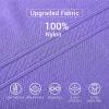 imageHUGE SPORTS Womens Seamless Workout Sports Shirts Long Sleeve Running Yoga Top Shirts Thumbholes Base Layer TopPurple