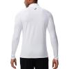 imageHUGE SPORTS Thermal Underwear for Men Turtleneck Long Sleeve Thermal Shirts Fleece Lined Base Layer Thermal Underwear TopWhite Turtlenecks