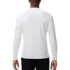 imageHUGE SPORTS Thermal Underwear for Men Long Sleeve Thermal Shirts Fleece Lined Crew Neck Base Layer Thermal Underwear TopWhite