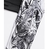 image:imageHUGE SPORTS Mens Swim Shirts Long Sleeve BJJ Rash Guard UPF 50 UV Sun Protection ShirtsBlack Hyena