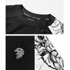 image:imageHUGE SPORTS Mens Swim Shirts Long Sleeve BJJ Rash Guard UPF 50 UV Sun Protection ShirtsBlack Lion