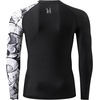 image:imageHUGE SPORTS Mens Swim Shirts Long Sleeve BJJ Rash Guard UPF 50 UV Sun Protection ShirtsBlack Snake