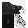 image:imageHUGE SPORTS Mens Swim Shirts Long Sleeve BJJ Rash Guard UPF 50 UV Sun Protection ShirtsBlack Wolf