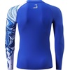 image:imageHUGE SPORTS Mens Swim Shirts Long Sleeve BJJ Rash Guard UPF 50 UV Sun Protection ShirtsCobaltwhale