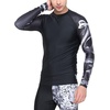image:imageHUGE SPORTS Mens Swim Shirts Long Sleeve BJJ Rash Guard UPF 50 UV Sun Protection ShirtsCobra