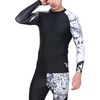 image:imageHUGE SPORTS Mens Swim Shirts Long Sleeve BJJ Rash Guard UPF 50 UV Sun Protection ShirtsEagle